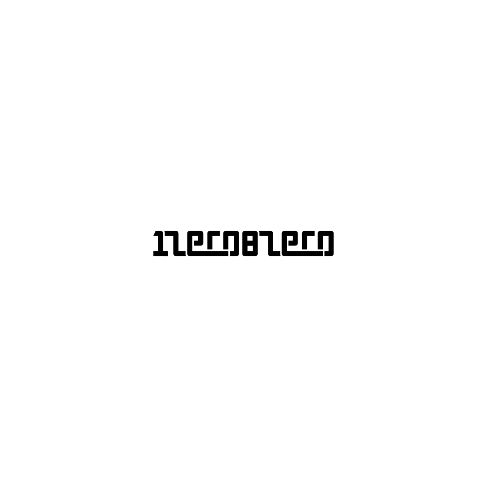 Image of the 1zero8zero in positive monochrome.  This is an image related to a project inside Pedro Rodrigues (Treze413) graphic design portfolio.