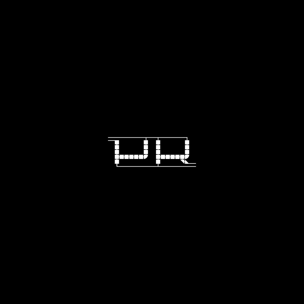 Image of the logo Provocative Reaction Design in negative monochrome.  This is an image related to a project inside Pedro Rodrigues (Treze413) graphic design portfolio.