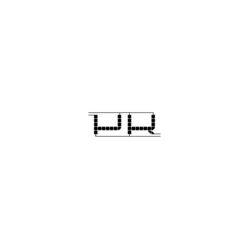 Image of the logo Provocative Reaction Design in positive monochrome.  This is an image related to a project inside Pedro Rodrigues (Treze413) graphic design portfolio.